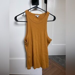 JAMES PERSE Sunset Tank size 2 in yellow. Never worn